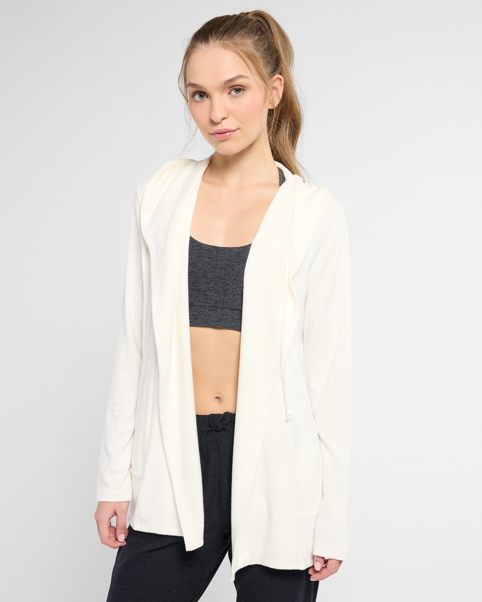 Cream $|& Interval Hacci Carefree Cardigan - SOF Front