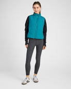Spruced Up $|& Interval Collared Puffer Vest - SOF Full Front