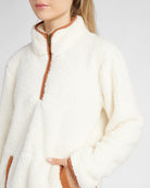 Cream/Camel $|& Interval Big Bear ¼ Zip - SOF Detail