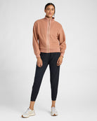 Mocha Moose $|& Interval Polar Fleece Full Zip - SOF Full Front