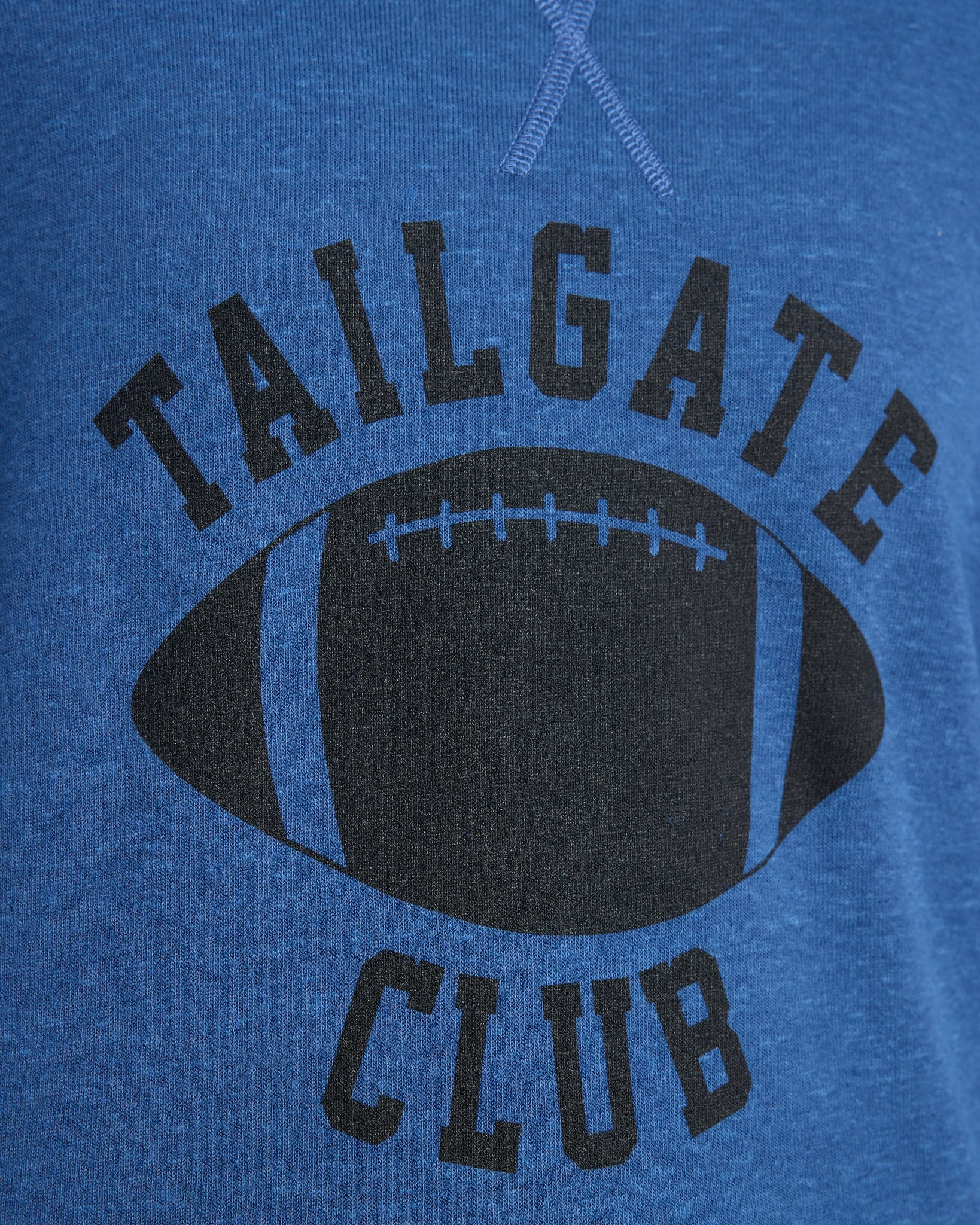 Navy $|& Interval Tailgate Club Graphic Pullover - SOF Full Front