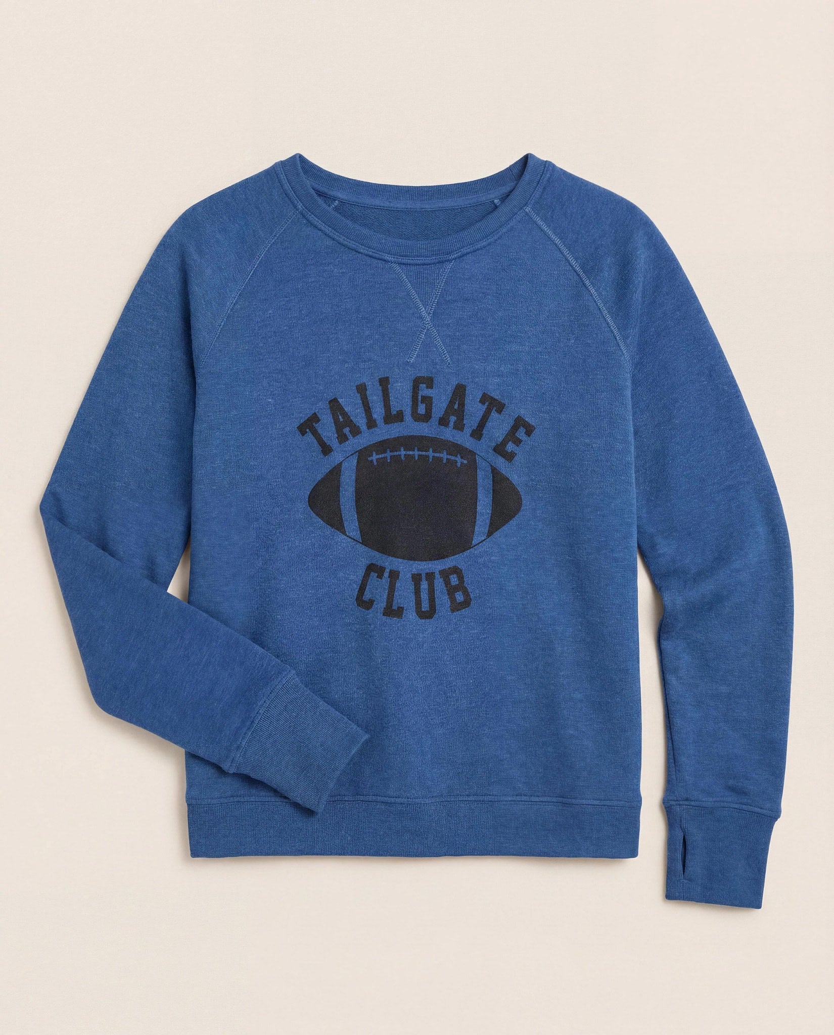 Navy $|& Interval Tailgate Club Graphic Pullover - Hanger Detail