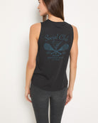 Black $|& Interval Social Club Graphic Tank - SOF Back