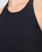 Night Sky Black $|& Interval FlowHeather Sculpt Rise Tank - SOF Full Front