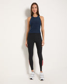 Iris Black $|& Interval FlowHeather Sculpt Rise Tank - UGC On Fig