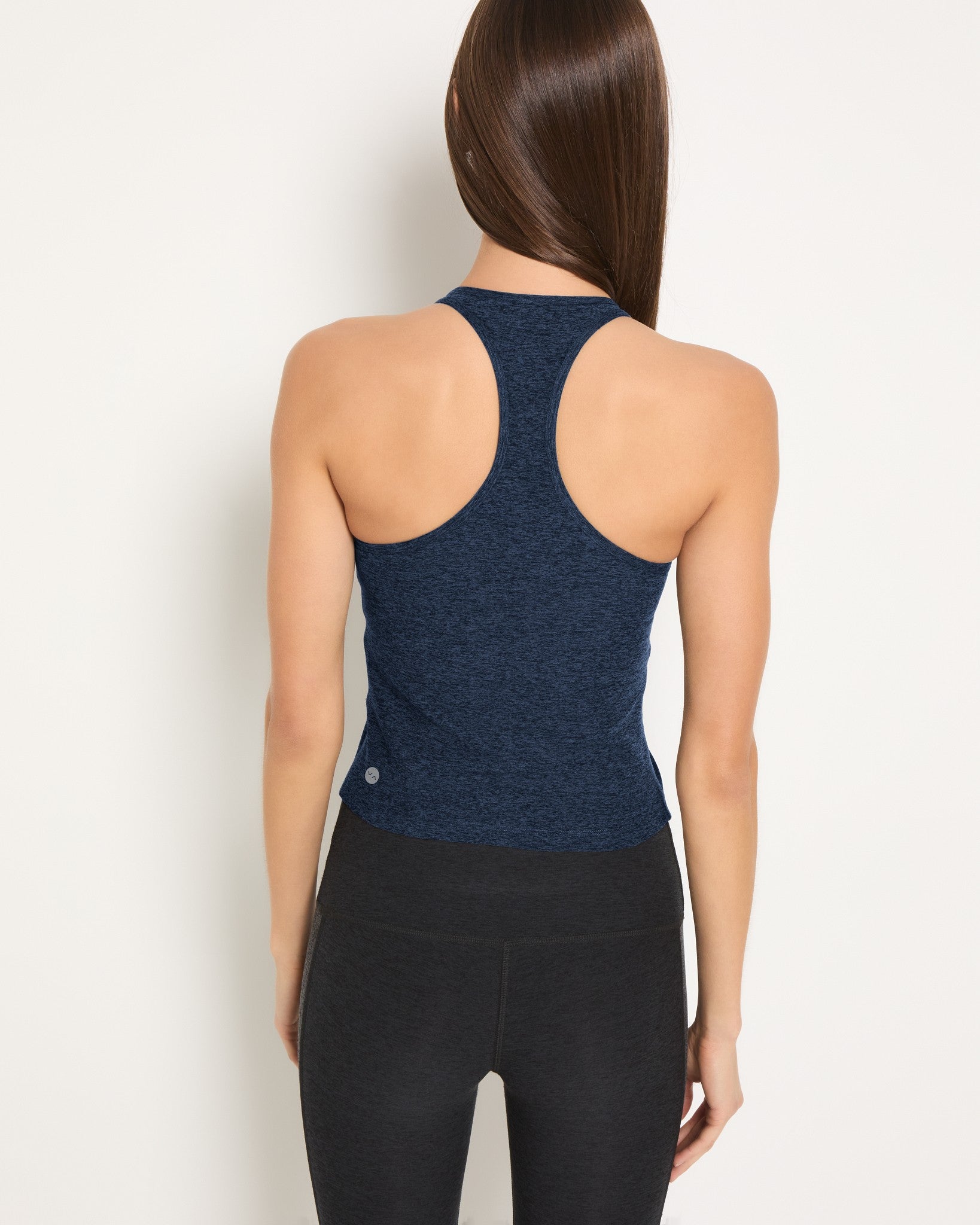 Iris Black $|& Interval FlowHeather Sculpt Rise Tank - SOF Back