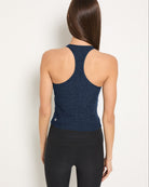 Iris Black $|& Interval FlowHeather Sculpt Rise Tank - SOF Back