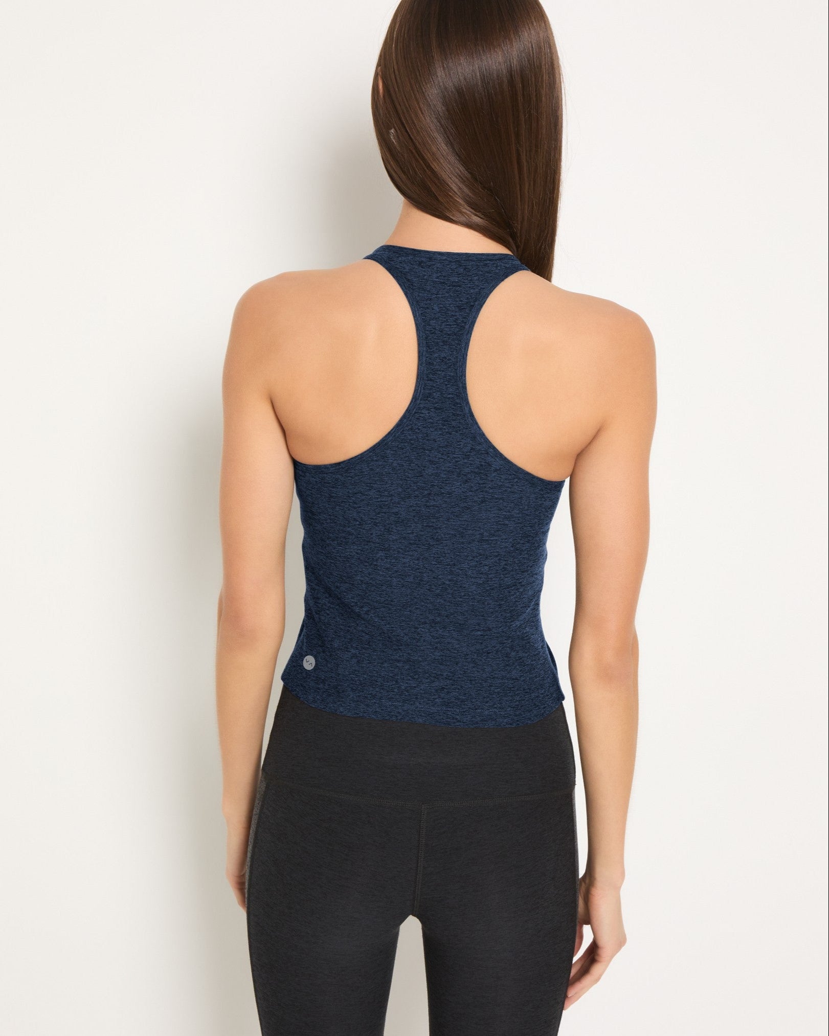 Iris Black $|& Interval FlowHeather Sculpt Rise Tank - SOF Back