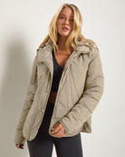 Sand $|& Interval Wayfarer Light Weight Puffer Jacket - VOF Front