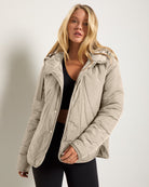 Sand $|& Interval Wayfarer Light Weight Puffer Jacket - VOF Front