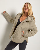 Sand $|& Interval Wayfarer Light Weight Puffer Jacket - SOF Front