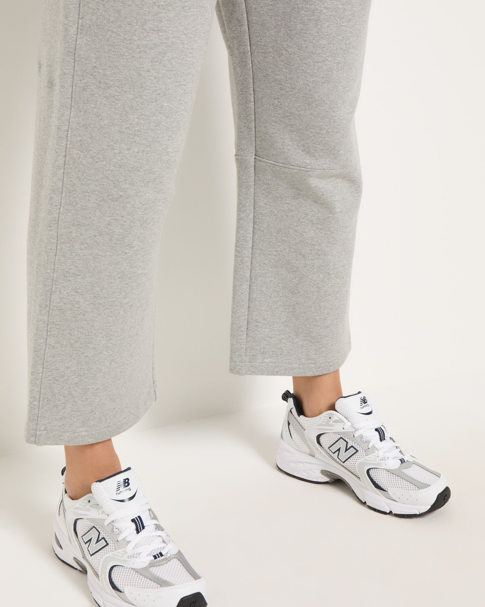 Light Athletic Heather $|& Interval Edge Sweatpants - SOF Full Front
