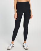 Night Sky Black $|& Interval FlowHeather Sculpt Nexus Legging - SOF Front