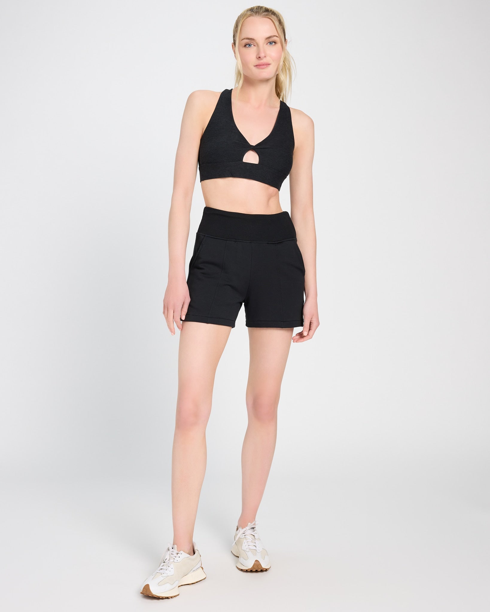 Night Sky Black $|& Interval FlowHeather Sculpt Star Bra - UGC On Fig