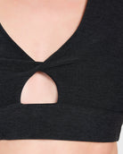 Night Sky Black $|& Interval FlowHeather Sculpt Star Bra - SOF Full Front