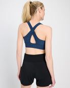 Iris Black $|& Interval FlowHeather Sculpt Star Bra - SOF Back
