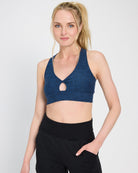 Iris Black $|& Interval FlowHeather Sculpt Star Bra - SOF Front