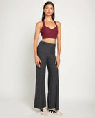 Red Wine $|& Interval FlowHeather Sculpt Halo Bra - UGC On Fig