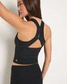 Night Sky Black $|& Interval FlowHeather Sculpt Engage Tank - SOF Back