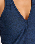 Iris Black $|& Interval FlowHeather Sculpt Enhearten Tank - SOF Full Front