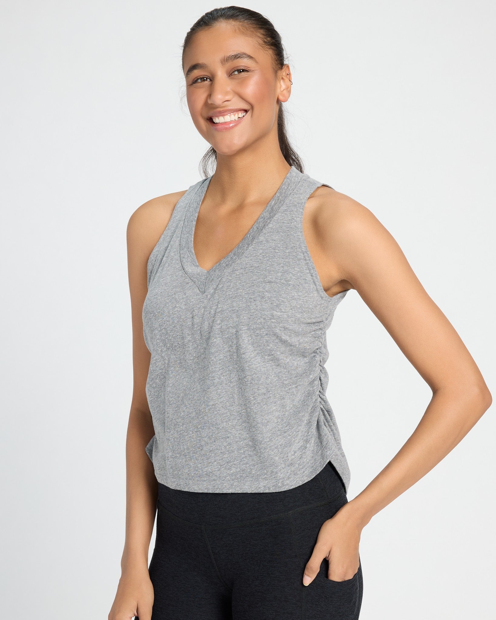 Heather Grey $|& Interval Muse Tank - SOF Front