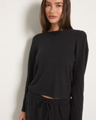 Black $|& Interval Hacci Harmony Top - SOF Front