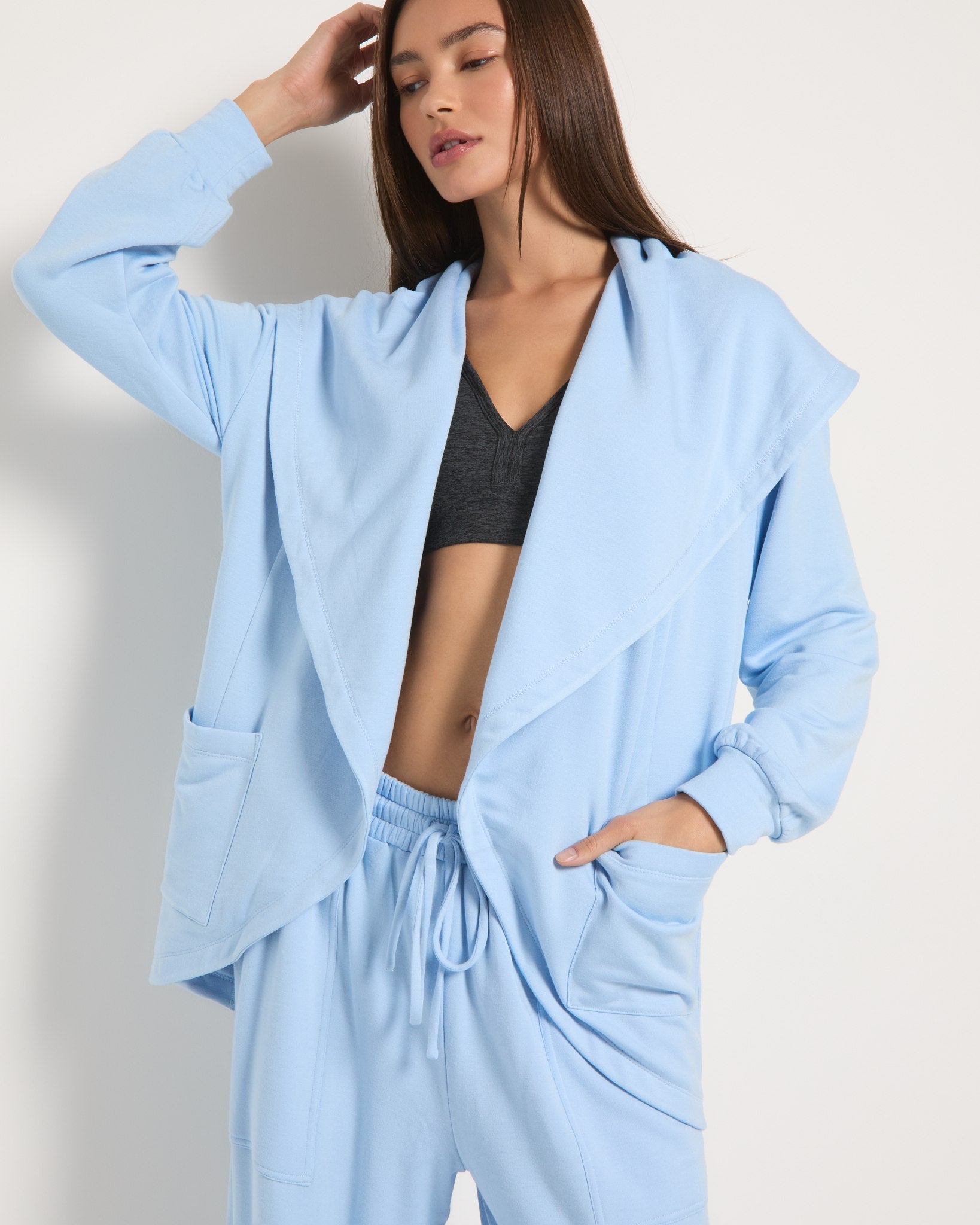 Blue Bell $|& Interval Fleece Allure Cardigan - VOF Side