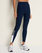 Ink Navy Heather/Night Sky $|& Interval FlowHeather Sculpt Radiant Legging - SOF Front