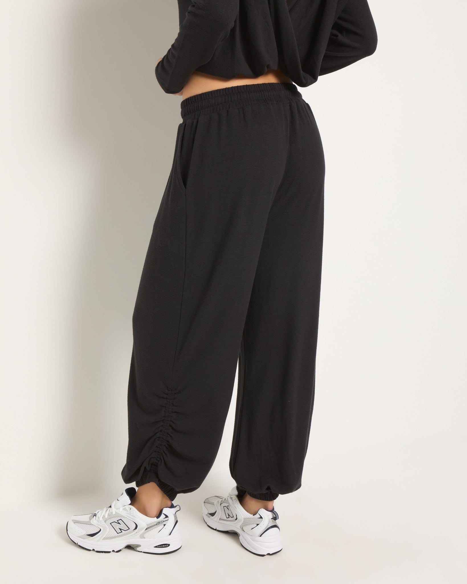 Black $|& Interval Hacci Glow Joggers - SOF Back