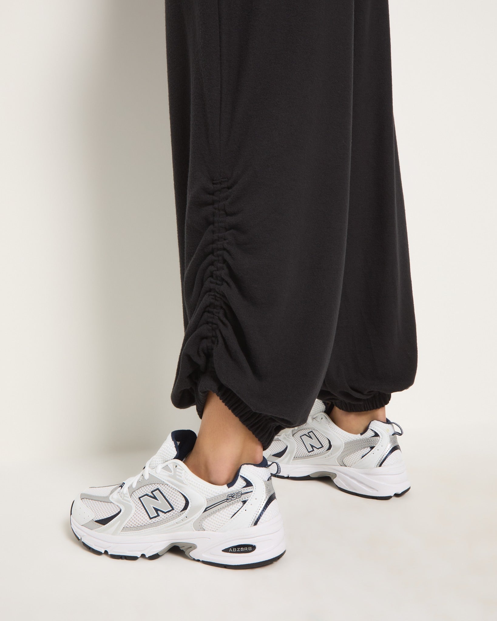 Black $|& Interval Hacci Glow Joggers - SOF Full Front