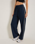 Ink Navy $|& Interval Zest Track Pant - VOF Front