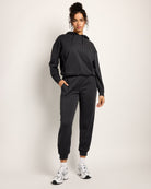 Black $|& Interval Double Knit Sojourn Hoodie - UGC On Fig