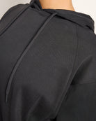 Black $|& Interval Double Knit Sojourn Hoodie - SOF Full Front
