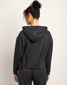Black $|& Interval Double Knit Sojourn Hoodie - SOF Back