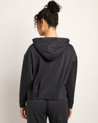 Black $|& Interval Double Knit Sojourn Hoodie - SOF Back