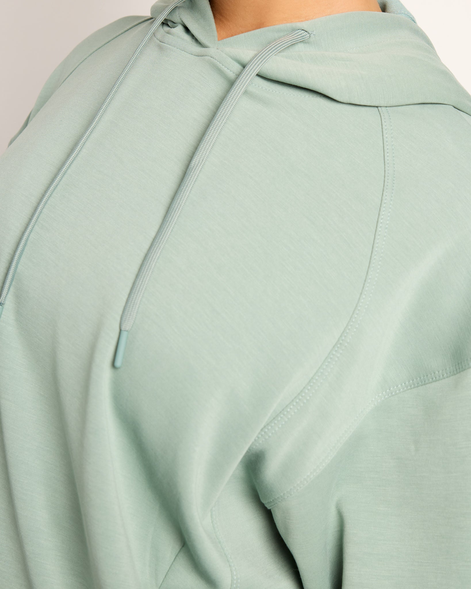 Sage $|& Interval Double Knit Sojourn Hoodie - SOF Full Front