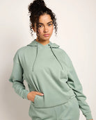 Sage $|& Interval Double Knit Sojourn Hoodie - SOF Front