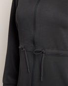 Black $|& Interval Double Knit Nomad Jacket - SOF Full Front