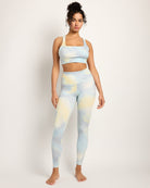 Sage Wash Print Green $|& Interval FlowHeather Sculpt Nectar Tie-Dye Legging - UGC On Fig