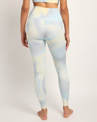 Sage Wash Print Green $|& Interval FlowHeather Sculpt Nectar Tie-Dye Legging - SOF Back