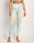 Sage Wash Print Green $|& Interval FlowHeather Sculpt Nectar Tie-Dye Legging - SOF Front