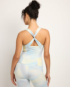 Sage Wash Print Pink $|& Interval FlowHeather Sculpt Tie-Dye Flair Tank - SOF Back