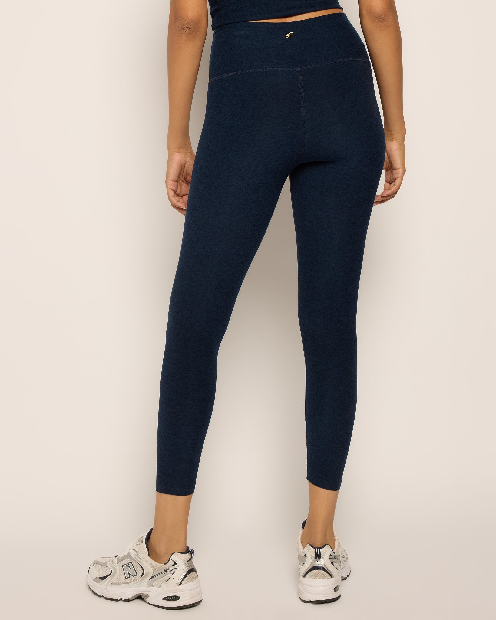 Ink Navy Heather $|& Interval FlowHeather Sculpt Nexus Legging - SOF Back