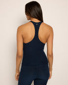 Ink Navy Heather $|& Interval FlowHeather Sculpt Rise Tank - SOF Back