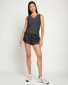 Heather Charcoal $|& Interval FlowHeather Breeze Escape Tank - UGC On Fig