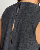 Heather Charcoal $|& Interval FlowHeather Breeze Escape Tank - SOF Full Front
