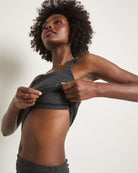 Heather Charcoal $|& Interval FlowHeather Drift Aura Tank - VOF Front