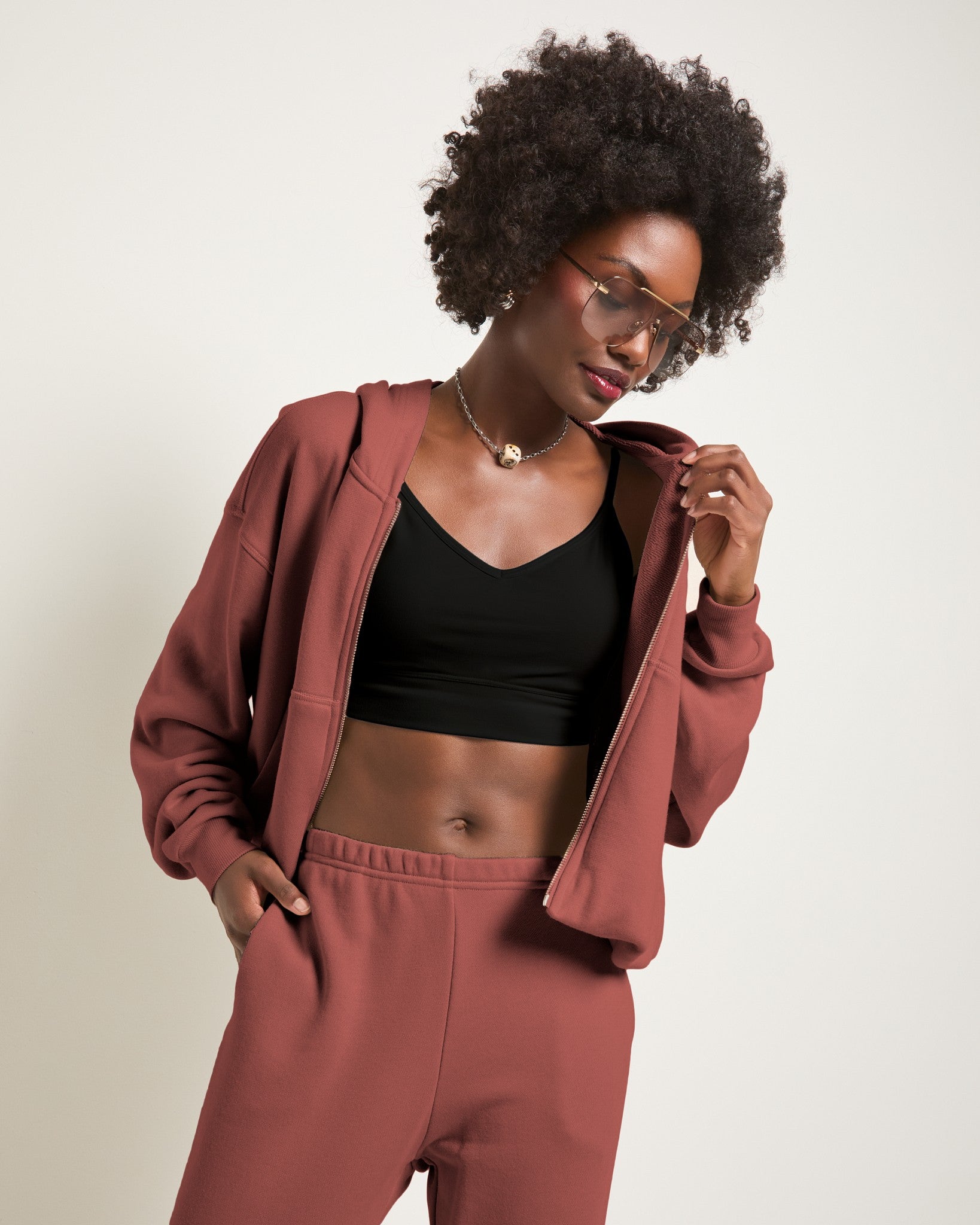 Mahogany $|& Interval Venture Sweatshirt - VOF Front