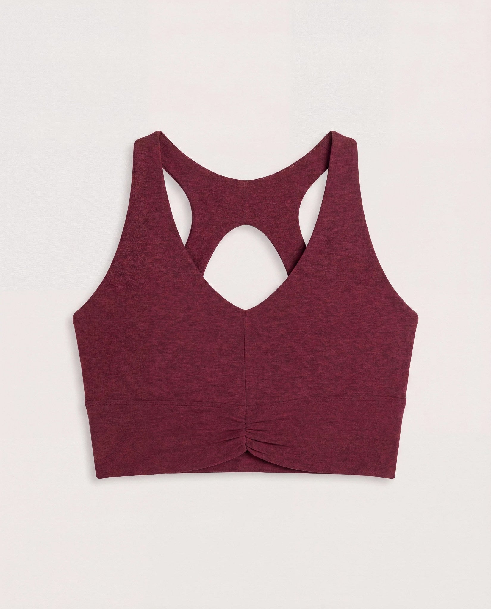 Red Wine $|& Interval FlowHeather Sculpt Enchant Bra - Hanger Detail