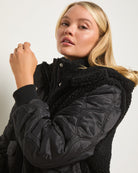 Black $|& Interval Game Day Sherpa Jacket - VOF Side